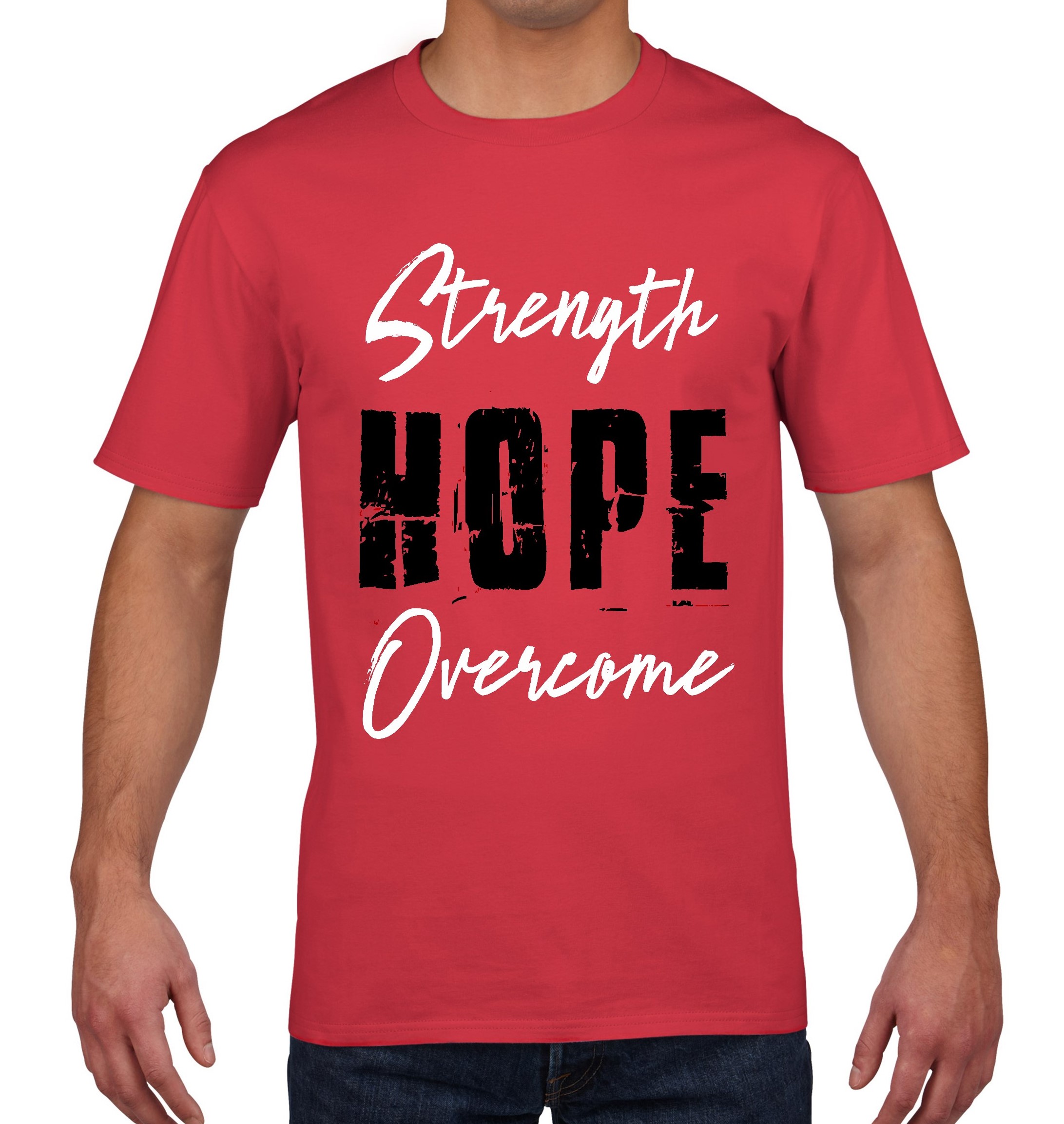 S.H.O Strength Hope Overcome Tee (Mens)